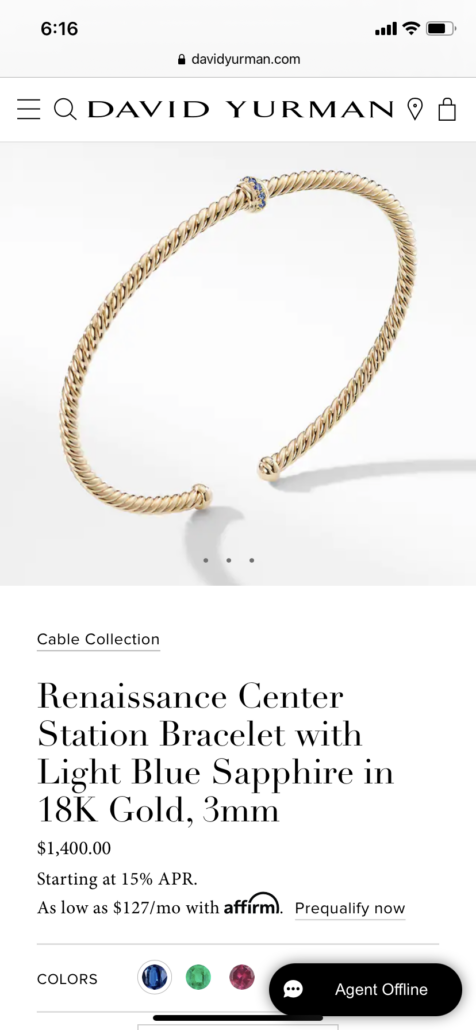 This image has an empty alt attribute; its file name is David-Yurman-Gold-Twisted-Cable-bracelet-476x1030.png